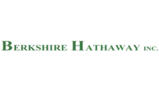 Green text reading "Berkshire Hathaway Inc." on a white background.